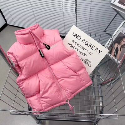 Laste pardi sulevest 2023 uus sügistalvine lasteroosa vest poistele, tüdrukutele, beebijope