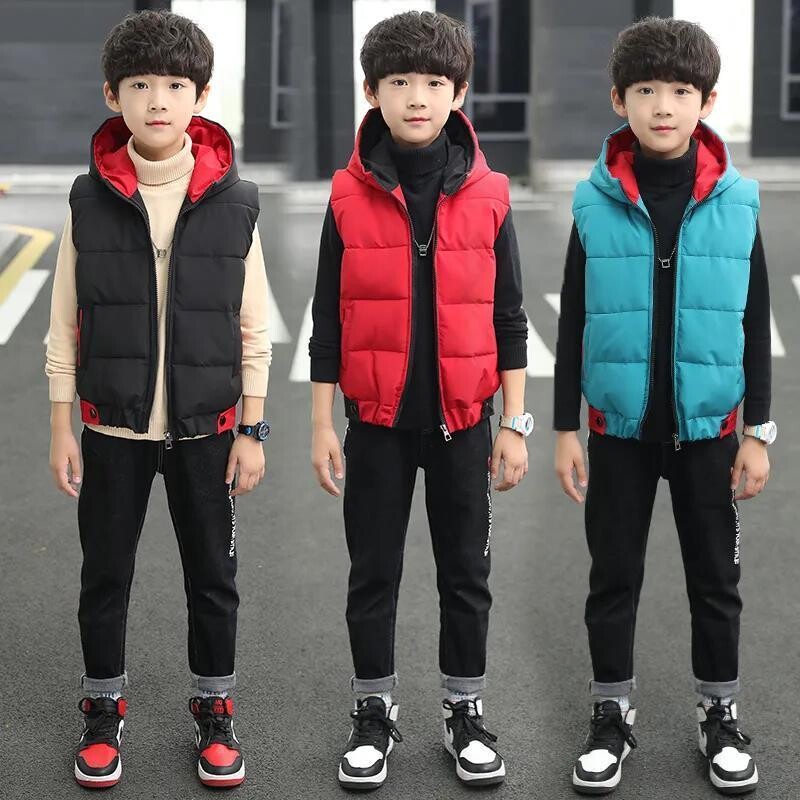 Noile veste de primăvară și toamnă pentru copii, veste străine îngroșate de toamnă și iarnă pentru băieți și copii de vârstă mijlocie și mari