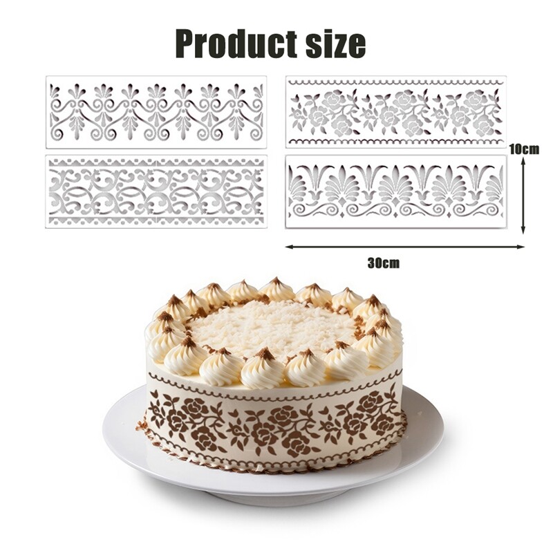 Στένσιλ περιγράμματος λουλουδιών 12 τεμ. Στένσιλ μαντάλα επαναχρησιμοποιήσιμα κομμένα πρότυπα ζωγραφικής για στένσιλ χειροτεχνίας DIY, 12 Χ 3,9 ίντσες