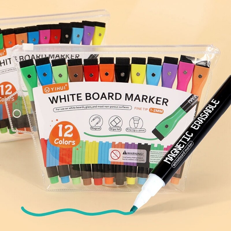 Μαρκαδόροι λευκού πίνακα Μαγνητικά στυλό και γόμα για μαρκαδόρους μαρκαδόρους μαρκαδόρους