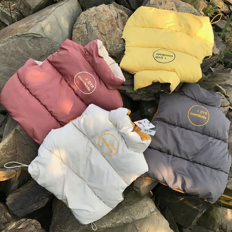 RAISE 2024 Toamna Iarnă Copii Băieți Vestă Bumbac Fermoar Contrast Sugari Băieți Jachetă fără mâneci 1-6Y Vestă pentru copii mici