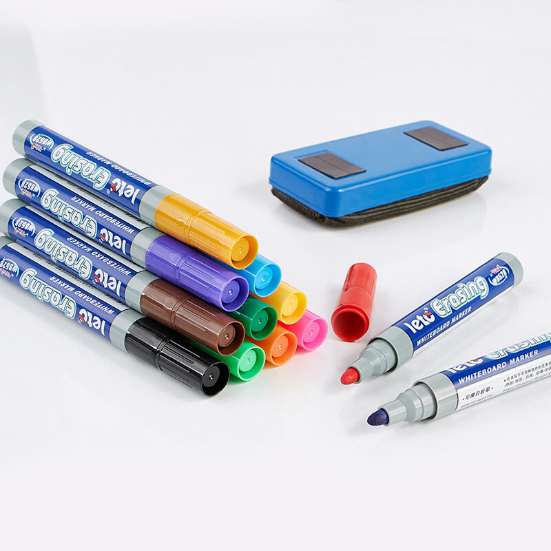 8/12 kom. Izbrisiva magnetska olovka za markere za bijelu ploču Markeri za ploču Kreda Staklo Keramika Uredski školski umjetnički markeri Dopisnice WB528