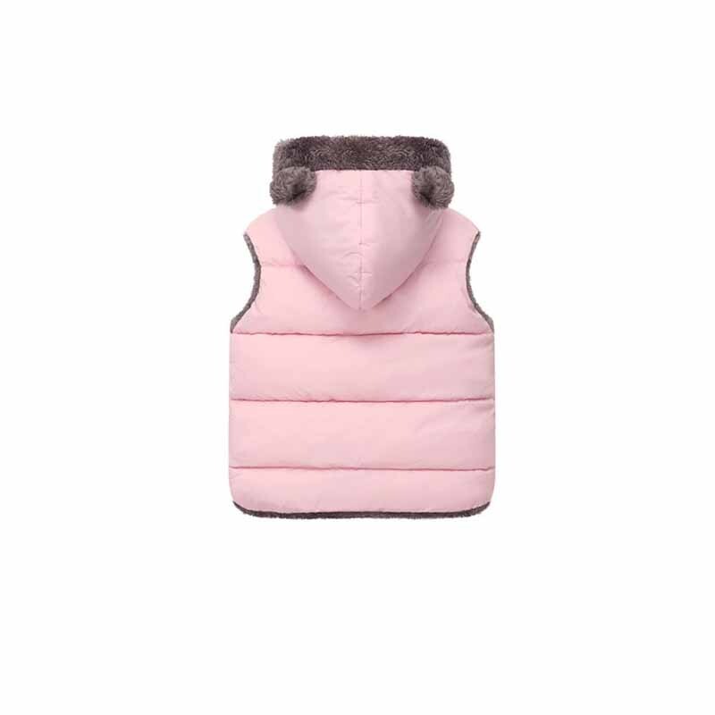 Jachetă din bumbac cu puf pentru băieți, vestă cu glugă, căptușită, caldă, drăguță, toamnă iarnă, jachetă confortabilă, ocazională, pentru copii