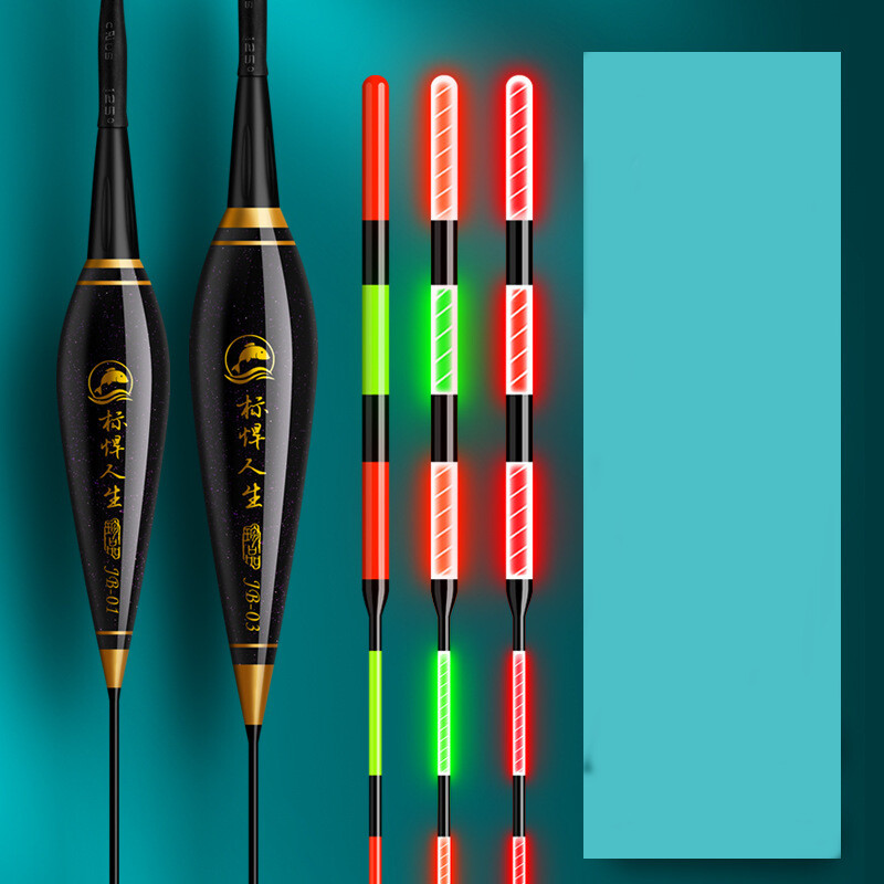 Didelis objektas Didelis bosas Elektroninė žuvų plūdė Švytinti plūdė dieną ir naktį stora uodega milžiniška trijų akių žuvų plūdė kabliukas, keičiantis spalvą