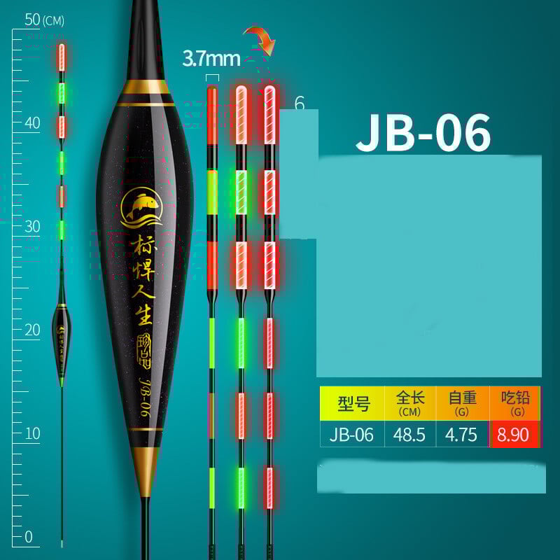 Didelis objektas Didelis bosas Elektroninė žuvų plūdė Švytinti plūdė dieną ir naktį stora uodega milžiniška trijų akių žuvų plūdė kabliukas, keičiantis spalvą