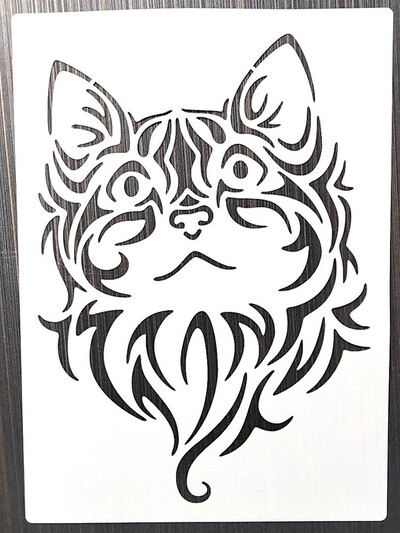 1 kom. 21*29 cm Buddha predložak DIY Šablone za slojeve Zidne slike Spomenar Bojanje Album za utiskivanje Predložak ukrasne kartice