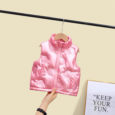 Fete Băieți Copii Copii Puf Vest Vest Gilet 2023 Vintage Warm Plus Gros Iarna Toamna Outdoor Jachetă Cardigan Pânză Copii