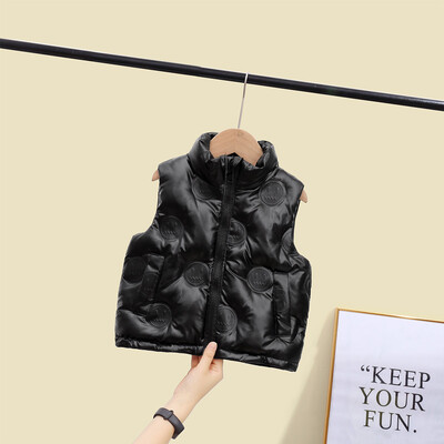 Fete Băieți Copii Copii Puf Vest Vest Gilet 2023 Vintage Warm Plus Gros Iarna Toamna Outdoor Jachetă Cardigan Pânză Copii