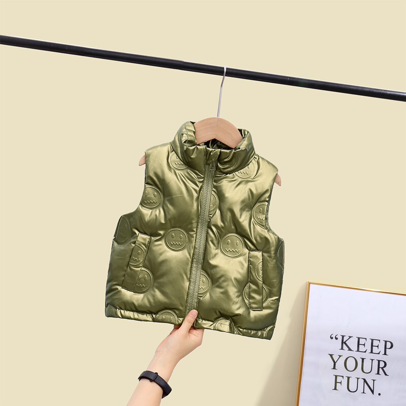 Fete Băieți Copii Copii Puf Vest Vest Gilet 2023 Vintage Warm Plus Gros Iarna Toamna Outdoor Jachetă Cardigan Pânză Copii