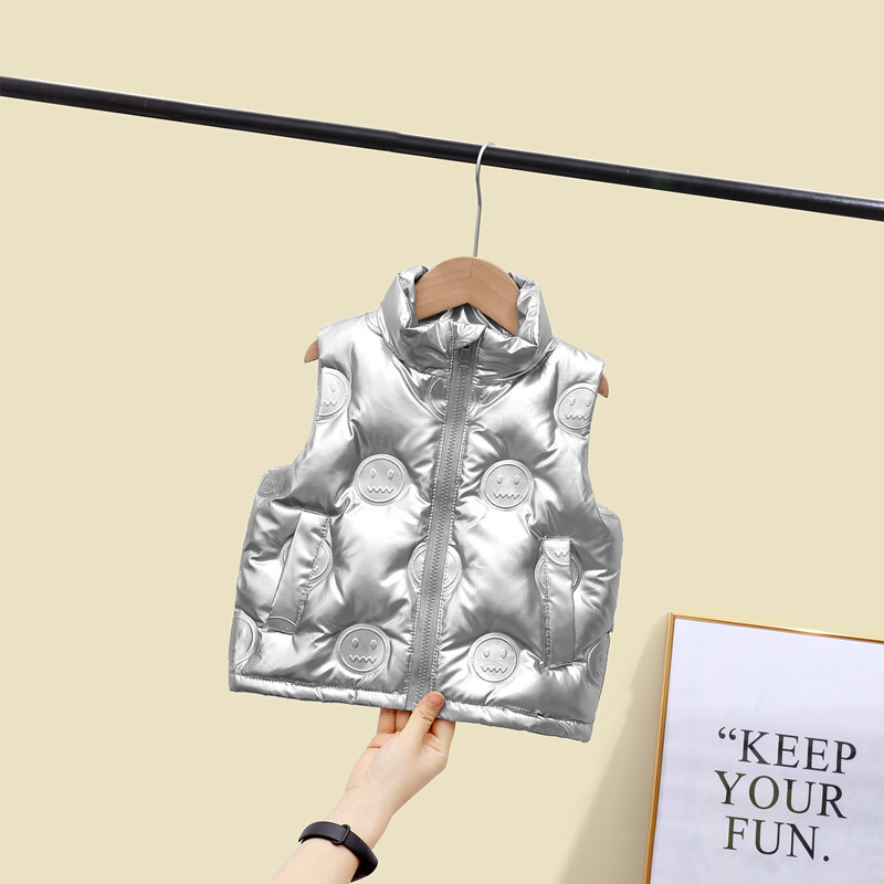 Fete Băieți Copii Copii Puf Vest Vest Gilet 2023 Vintage Warm Plus Gros Iarna Toamna Outdoor Jachetă Cardigan Pânză Copii