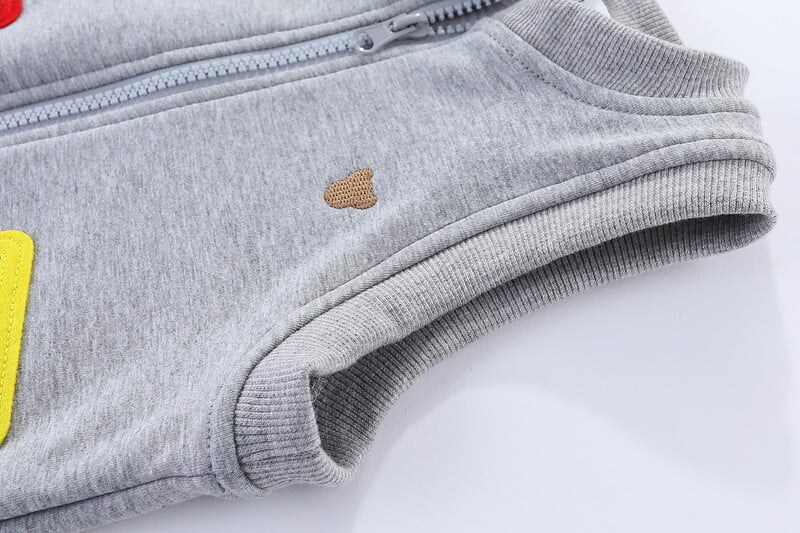 Mudkingdom Boys Vest Топло яке без ръкави с поларена подплата за детски дрехи Училищен автобус Бродерия Дебело връхно облекло Дрехи за малки деца