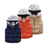 Vestă pentru copii, în stil simplu, de culoare solidă, toamnă iarnă, vestă pentru băiat, vestă pentru copii, topuri, îngroșată, cu fermoar