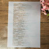 A4 λεπτή κουκκίδα 29cm Rainy Drop Στένσιλ DIY Layering Wall Painting Scrapbook Coloring ανάγλυφο διακοσμητικό πρότυπο άλμπουμ