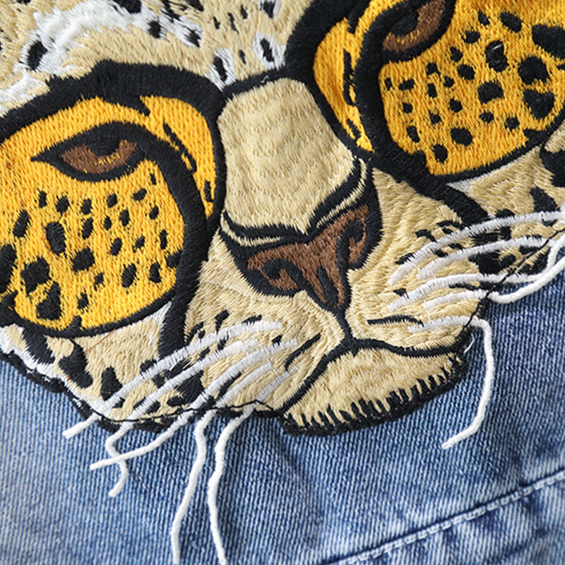 2024. aasta suvepoiste mood Multifilm Muster kiri nööp Revääritasku Teksast vest mantel Lasteriided 1-6 a