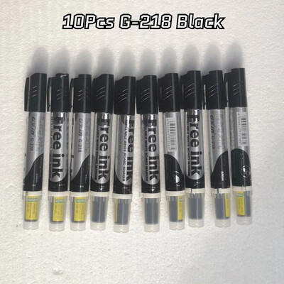 Gxin G-218 10 τεμ. Διαγράψιμοι μαρκαδόροι λευκού πίνακα, Πολύχρωμοι, Αντικαταστάσιμοι ξαναγεμίζουν, Μύτη ινών, Μελάνι με βάση το νερό, Στυλό για διδασκαλία και συναντήσεις