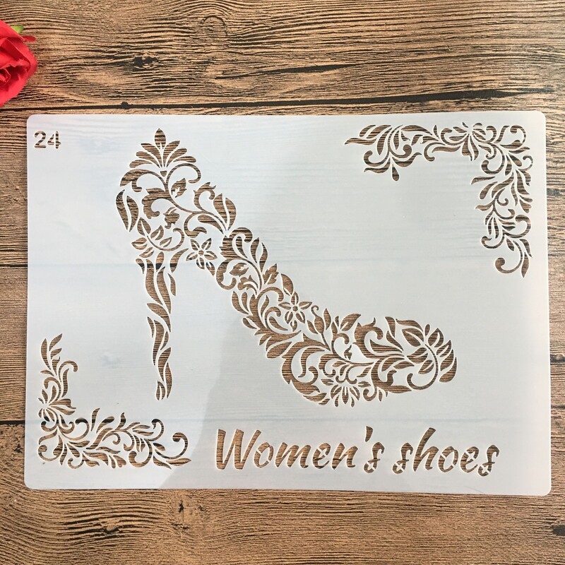 A4 29 * 21 cm Mandala DIY šablone Zidne slike Spomenar Bojanje Reljefni album Ukrasni papirnati predložak kartice Šablona za tortu