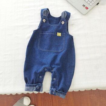 IEENS Νήπιο βρέφος Dungarees Boy Girl Μακρύ Παντελόνι Τζιν Σαλοπέτα Παιδική Βρεφική Τζιν Φθινοπωρινή φόρμα