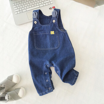 IEENS Νήπιο βρέφος Dungarees Boy Girl Μακρύ Παντελόνι Τζιν Σαλοπέτα Παιδική Βρεφική Τζιν Φθινοπωρινή φόρμα