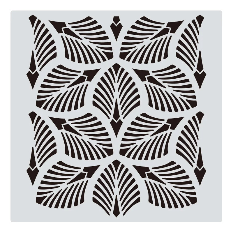 1kom 30*30cm Geometrijska Mandala DIY Šablone za slojeve Spomenar za bojenje Ukrasni predložak za album za utiskivanje