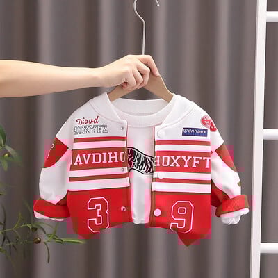 Nouă primăvară toamnă copii băieți fete paltoane pentru copii mici sugari jachetă sport casual pentru copii îmbrăcăminte de vacanță pentru bebeluși 1 2 3 4 5 ani