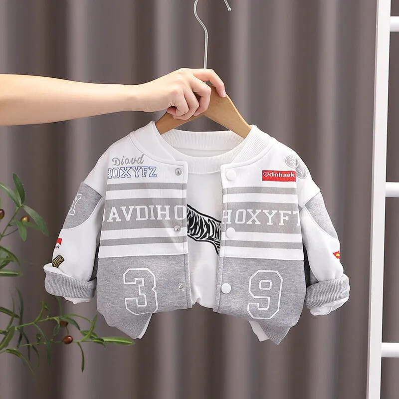 Nouă primăvară toamnă copii băieți fete paltoane pentru copii mici sugari jachetă sport casual pentru copii îmbrăcăminte de vacanță pentru bebeluși 1 2 3 4 5 ani