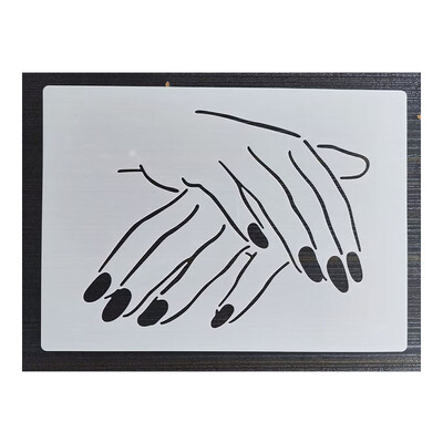 21*29cm Be in Love With Template DIY Layering Stencils Wall Painting Scrapbook Coloring ανάγλυφο άλμπουμ Πρότυπο διακοσμητικής κάρτας