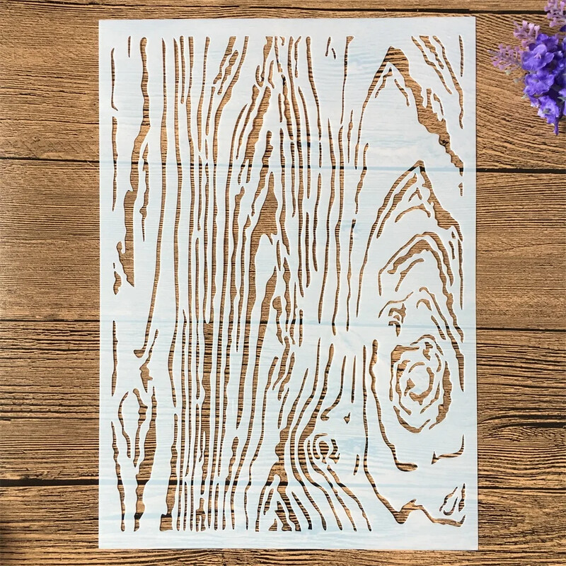 4 buc/set A4 29 cm mozaic cărămidă lemn margaretă textura bricolaj stratificare șabloane pictură album de însemnări colorat șablon decorativ în relief