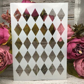 A4 29cm Teemandikujuline isetegemise kihistusšabloonid seinamaaling väljalõigete albumi värvimine reljeefalbumi dekoratiivpaberist kaardimall