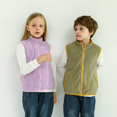 Bērni Silta Bieza Veste Solid Baby Veste Flīss Bērnu Virsdrēbes Mētelis Rudens Ziemas Bērnu Apģērbs Zēni Meitenes Jakas 3-10G