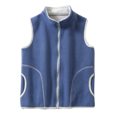 Bērni Silta Bieza Veste Solid Baby Veste Flīss Bērnu Virsdrēbes Mētelis Rudens Ziemas Bērnu Apģērbs Zēni Meitenes Jakas 3-10G
