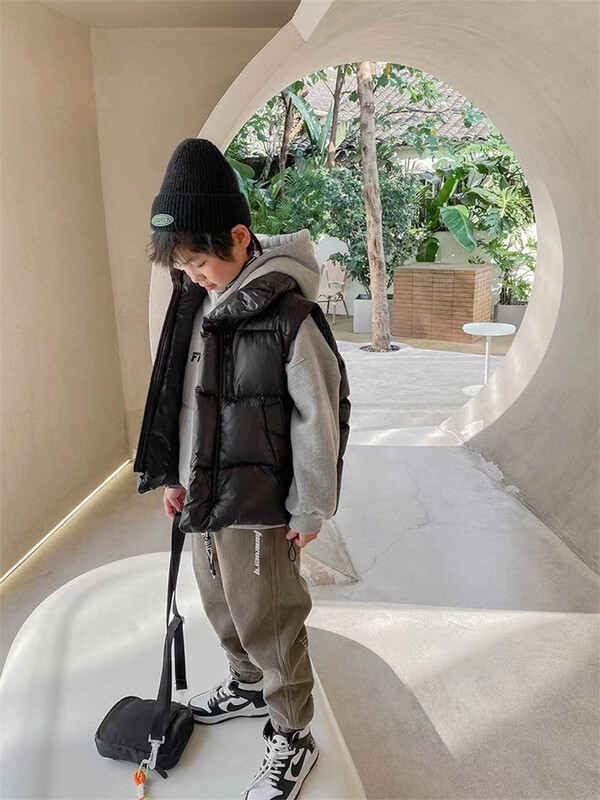 Tüdrukute Poiste Alussärk Kevad ja Sügis Alussärk Baby Down Puuvillane alussärk Laste Talvine alussärk 4-9 aastat O