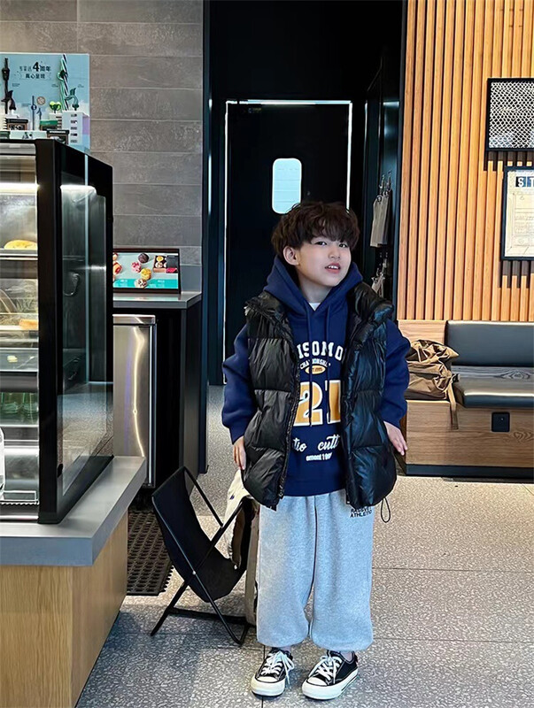 Tüdrukute Poiste Alussärk Kevad ja Sügis Alussärk Baby Down Puuvillane alussärk Laste Talvine alussärk 4-9 aastat O