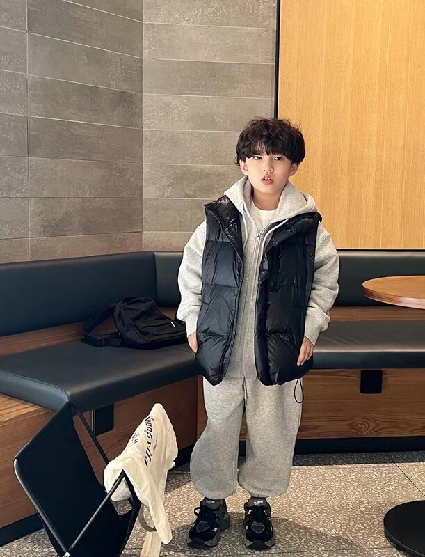 Tüdrukute Poiste Alussärk Kevad ja Sügis Alussärk Baby Down Puuvillane alussärk Laste Talvine alussärk 4-9 aastat O