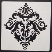 1tk 20*20Cm Mandala šabloon mööblile Seintele Maalimine Dekoratsioon Kihistamine Plastik DIY Värvimine Reljeef Väljalõigete albumi šabloonid