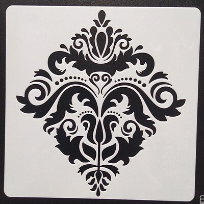 1Pcs 20*20Cm Mandala Template For Furniture Walls Painting Decoration Layering Plastic DIY Coloring Embossing Scrapbook Stencils