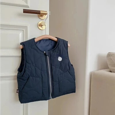Bebeluși Fetițe Băieți Vestă fără mâneci Copii mici Vestă îngroșată Îmbrăcăminte exterioară caldă Toamnă Iarnă Jachetă pentru copii Haine stil coreean
