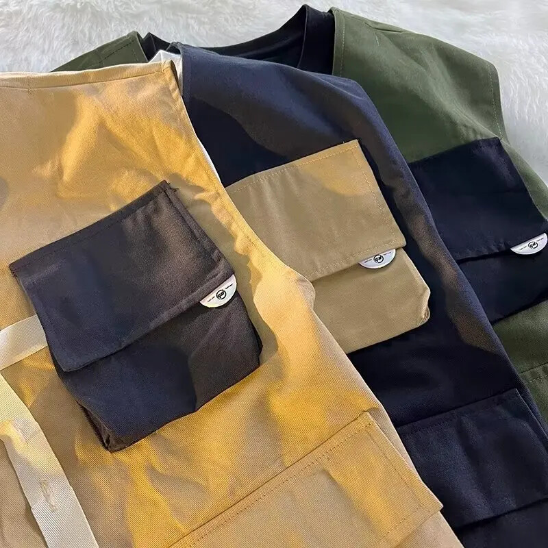 Tüdrukute, poiste, varrukateta vest, laste tantsuetenduse topid, teismeliste tänavarõivad 2024. aasta suvi 4–12-aastaste lasteriided