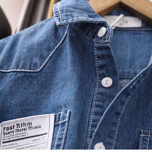 2022. Proljeće Jesen Dječje košulje Traperice Košulje za dječake Pamuk Ležerna dječja odjeća Dječje tinejdžerske sportske školske uniforme Košulje