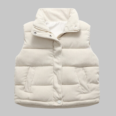 Băieți Fete Vestă din velur Copii Toamnă Iarnă Vestă Mantoane Copii Jachete de culoare solidă Moda pentru sugari Îmbrăcăminte caldă ocazională