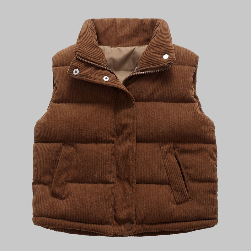 Băieți Fete Vestă din velur Copii Toamnă Iarnă Vestă Mantoane Copii Jachete de culoare solidă Moda pentru sugari Îmbrăcăminte caldă ocazională