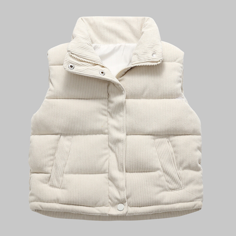 Băieți Fete Vestă din velur Copii Toamnă Iarnă Vestă Mantoane Copii Jachete de culoare solidă Moda pentru sugari Îmbrăcăminte caldă ocazională