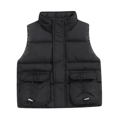 Zimski plišani topli prsluk, podebljani kaput, 2-10 godina, dječak, djevojčica, slobodno vrijeme, svestrana punja jakna bez rukava, modna nova dječja odjeća