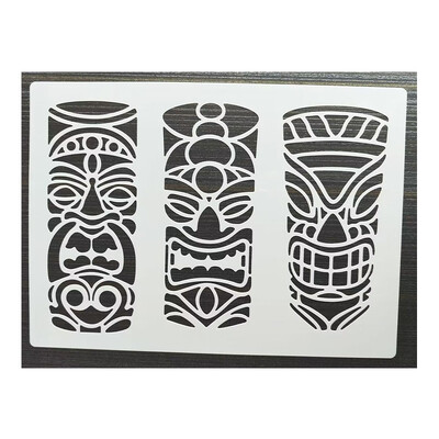 1PCS 21*29Cm Stone Statu Template DIY Layering Stencils Wall Painting Scrapbook Coloring Embossing Album Decorative Card Templat