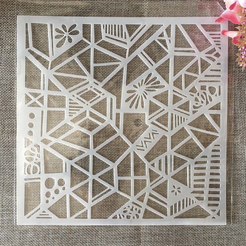 4tk/komplekt 20*20cm päevalilleoranž roositäpp DIY kihistusšabloonid seinamaaling väljalõigete album värvimine reljeefne albumi kaunistusmall