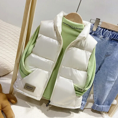 Dječji prsluk Djevojčice Dječaci Bebina dječja donja topla deblja vesta Kaput do struka Gornja odjeća Donja pamučna jakna Prsluk proljeće jesen zima