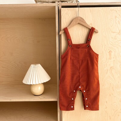 2024. Korejske jesenske hlače za dojenčad, dječake, pamučne vintage hlače s džepovima za malu djecu, odvojive široke kombinezone za dječake