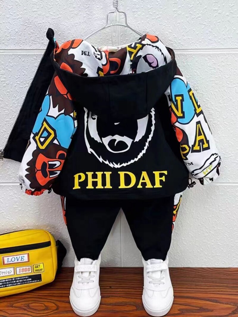 Jachetă pentru băieți, primăvară și toamnă, jachetă nouă pentru copii, roșu frumos, de dimensiuni mici și mijlocii, pentru copii, jachetă pentru băieți.