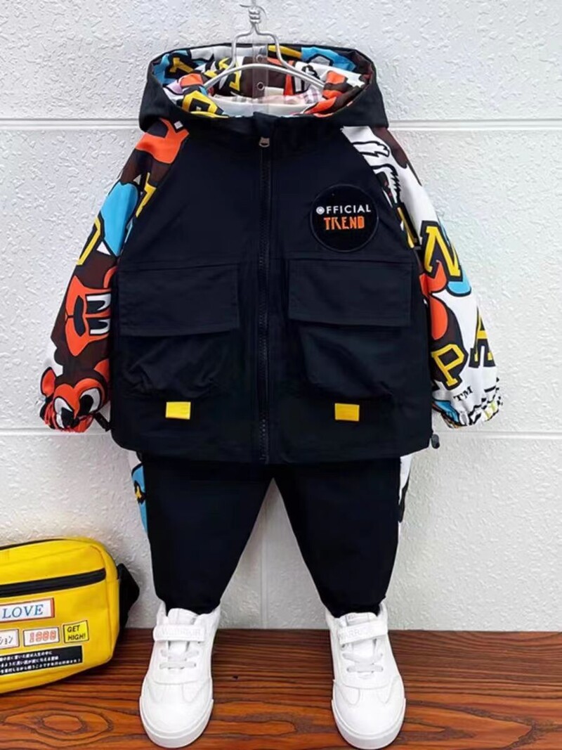 Jachetă pentru băieți, primăvară și toamnă, jachetă nouă pentru copii, roșu frumos, de dimensiuni mici și mijlocii, pentru copii, jachetă pentru băieți.