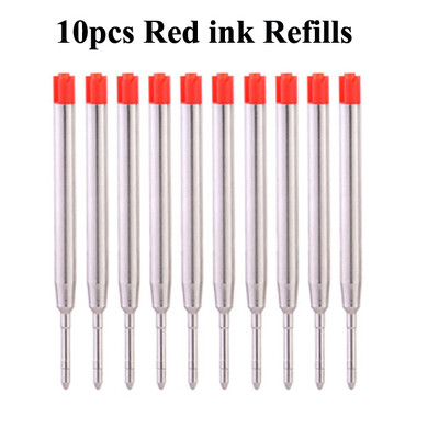 10/20 bucăți 9,9 cm rezerve de pix cu bilă din metal Tije de cerneală albastră și neagră 1,0 mm reîncărcare pixuri cu bile cu vârf mediu