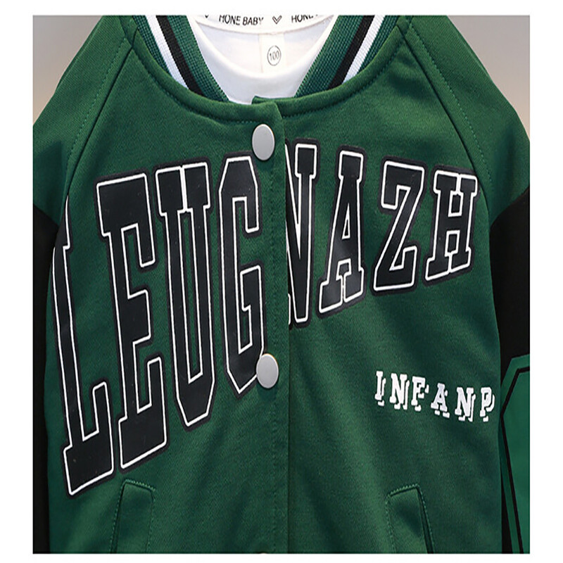 Proljeće i jesen 2024., modni ležerni prozračni bejzbol kaput za dječake, star 2-8 godina